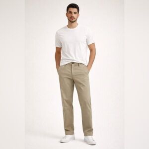 Zara Men's Khaki Chinos | tan | size 38